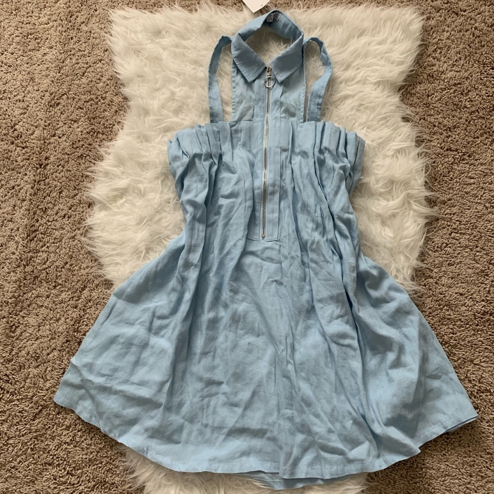 - NWT Tobi light blue denim dress Size XS